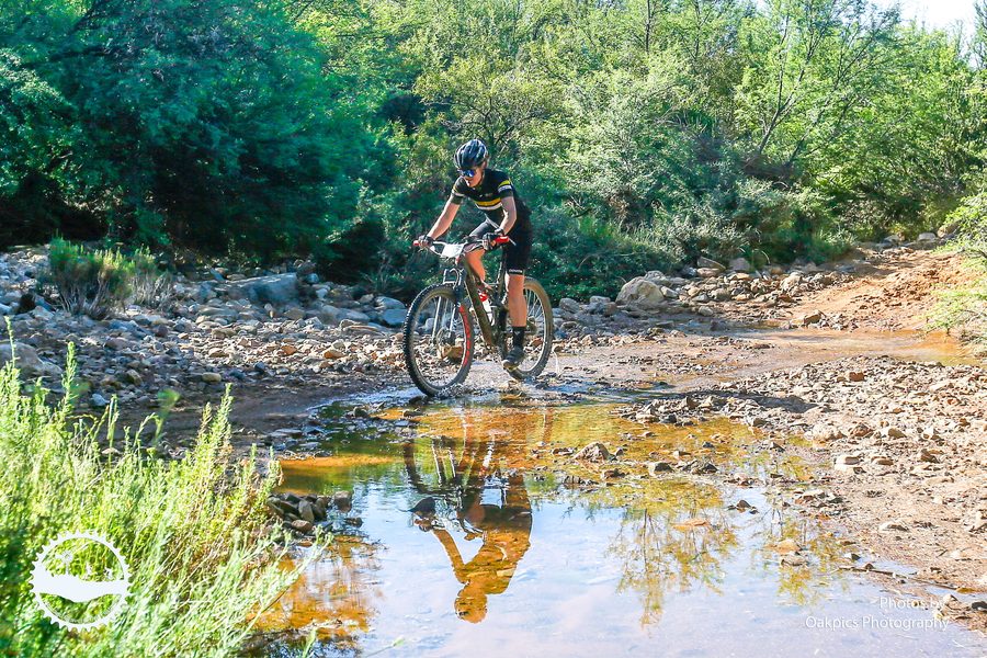 Mountain biking on the reserve